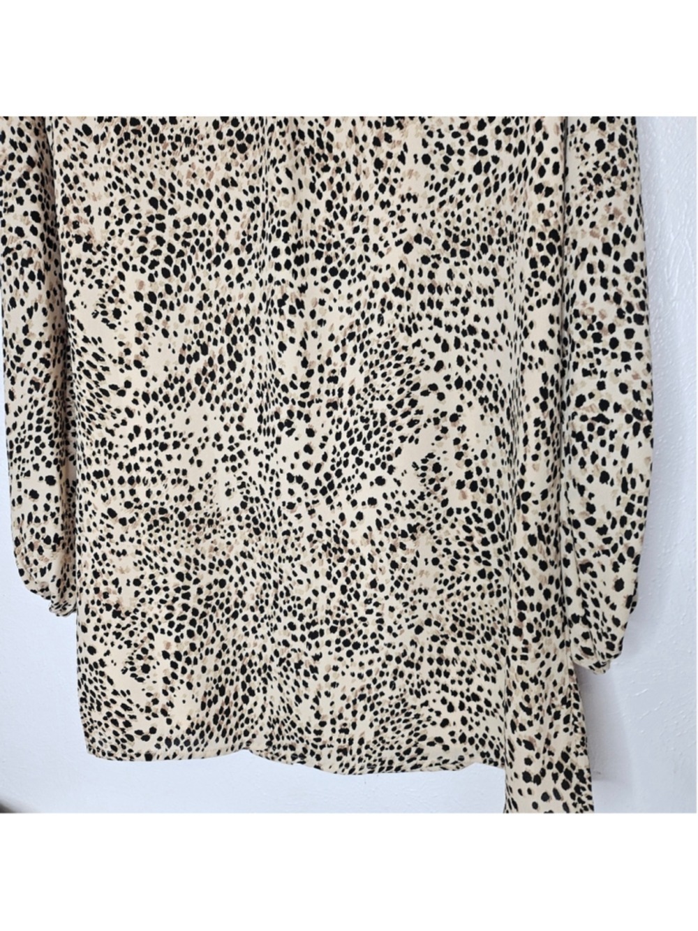 Buddy Love Leah Mini Dress Animal Print Tan Womens Size Extra Small - Picture 14 of 14